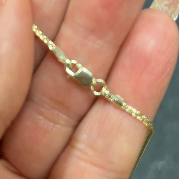 14K Yellow Gold 1.4mm Round Wheat Chain 20" inches - Picture 2 of 8